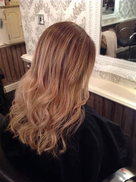 Beautiful Dark Root Stretch Into Blonde Ends Thestylisthairsalon