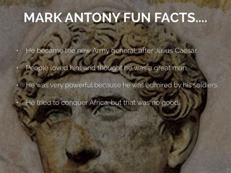 Facts About Mark Antony