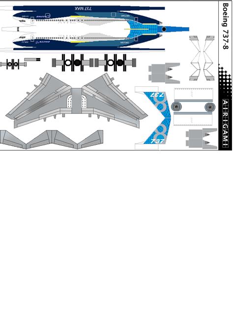 4G Boeing 2017 C S Boeing 737 MAX8 Airigami X By RobertCojan