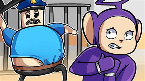 Escape From Barry S Jail Tinky Winky Plays Roblox Escape Barry S