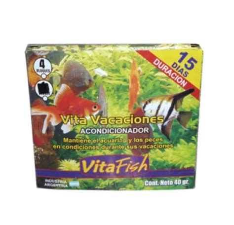 Alimento Vacaciones 15 Días Vita Fish Para Peces Acuarios