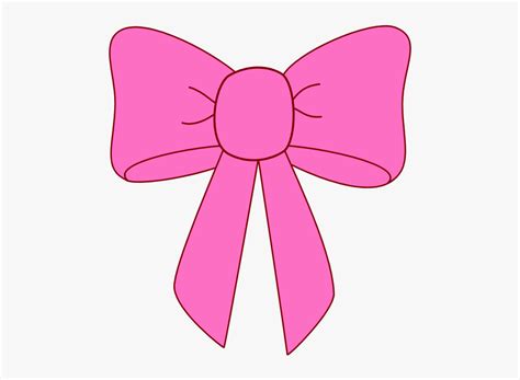 Pink Bow Ribbon Clipart - Pink Bow Clipart, HD Png Download - kindpng