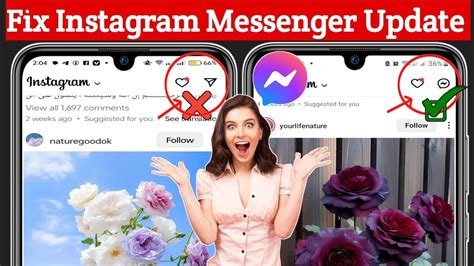 Fix Update Messaging Instagram Not Showing How To Update Instagram Messenger Not Showing 2023