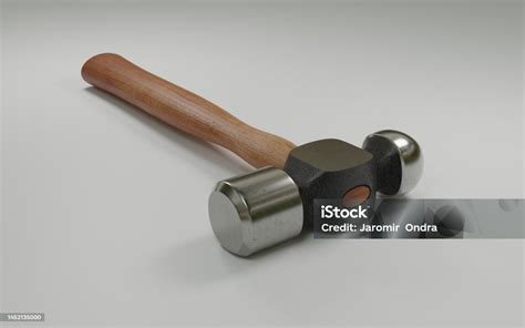 Ball Pein Hammers With Wooden Handle Stock Photo Download Image Now