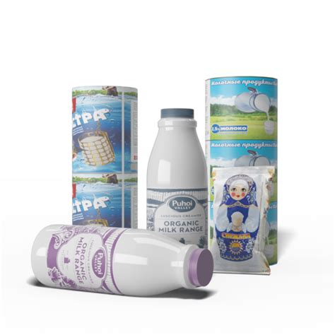 Упаковка для молока и молочных продуктов – Flexvolga