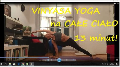 Trening Na Ca E Cia O Full Body Workout Vinyasa Yoga Full Body