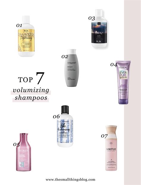 Top 7 Volumizing Shampoos The Small Things Blog