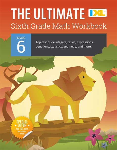 Amazon The Ultimate Sixth Grade Math Workbook Ixl Ultimate Workbooks