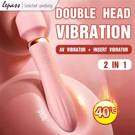 Lepass Heating AV Wand Vibration G Spot Dildo Wireless Vibrator Adult Sex Toys For Woman Female
