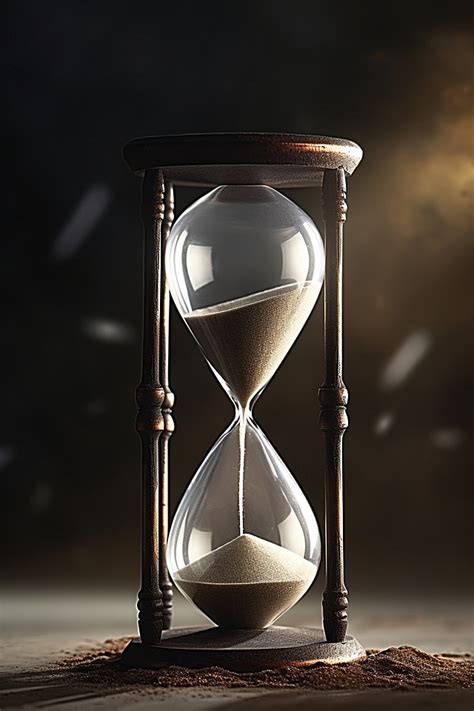 One Sand Hourglass On A Dark Day Image Pm14148209 Background Wallpaper Image For Free Download