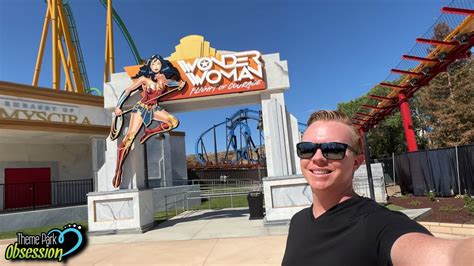 Wonder Woman Flight Of Courage At Six Flags Is Now Open First Ride