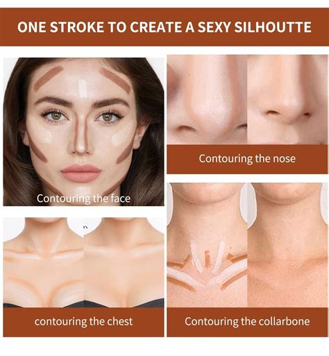 Azleslog Dual Cream Contour Stick Highlight Contour Bronzer Stick