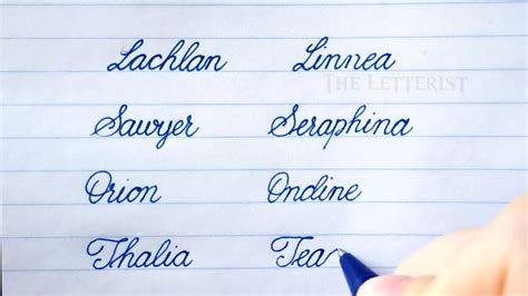 How To Write Names In CursiveWriting NamesCursive Handwriting