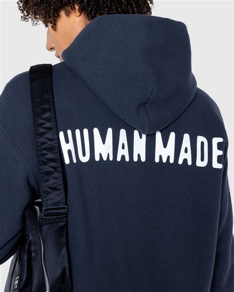 Human Made Zip Up Hoodie Black Highsnobiety Shop