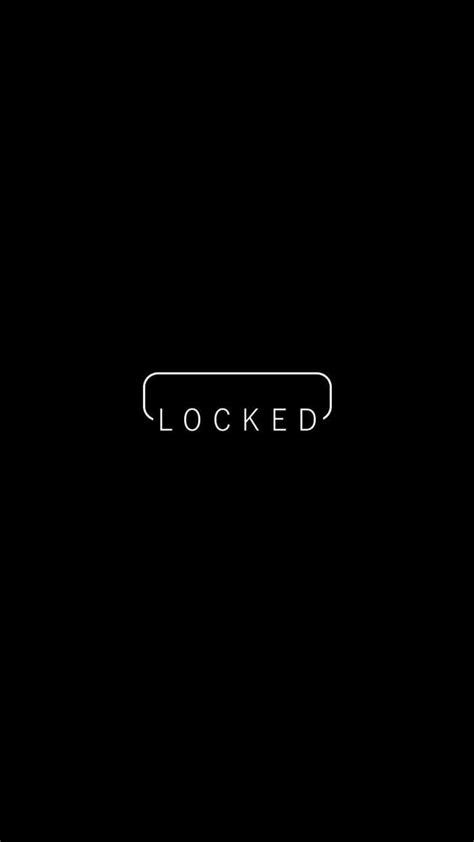 Minimalist Locked Lockscreen Wallpaper Locked Wallpaper Phone