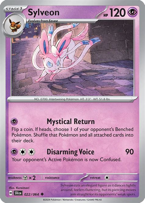 Sylveon Shrouded Fable SFA 022 PkmnCards