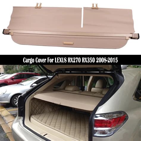 Trunk Cargo Cover For LEXUS RX270 RX350 RX450H 2007 2015 Security