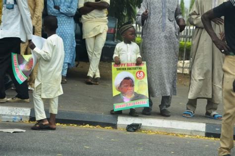 Photos Of Shiites Members Protesting In Abuja To Demand Release Of