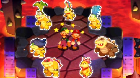 Mario Luigi Superstar Saga Bowsers Minions All Koopaling Bosses