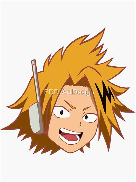 Denki Kaminari Sticker By FRD ArtDesign Redbubble