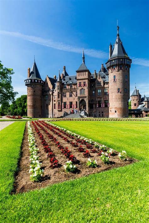 View of the Gardens and the Exterior of the De Haar Castle Editorial ...