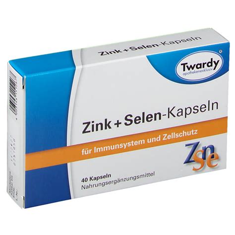 Twardy Zink Selen Kapseln St Shop Apotheke