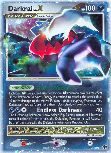 Darkrai Lv X Great Encounters Pokemon