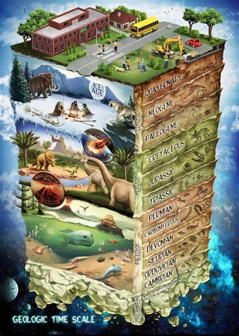 Geologic Time Scale Evolution Of Life On Earth Imgur Science Student