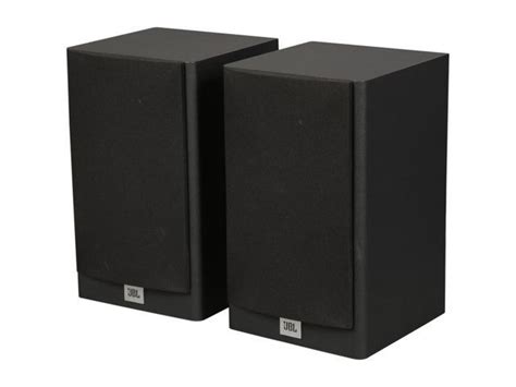 Open Box Jbl Stage A Way Bookshelf Speakers Black Pair