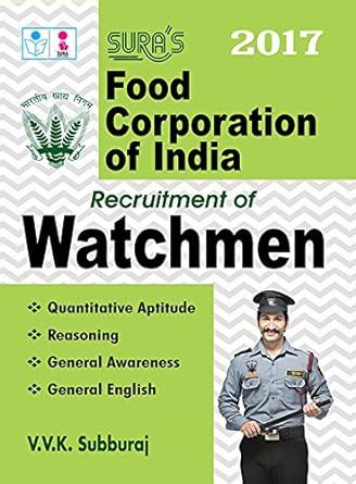 Food Corporation Of India Fci Watchmen Exam Books Amazon Co