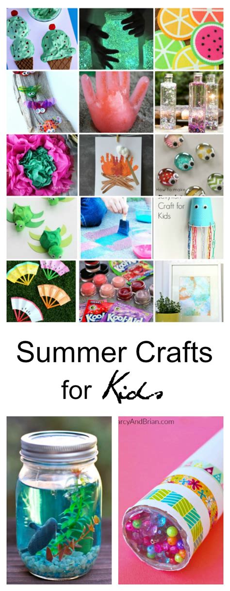 40 Creative Summer Crafts For Kids That Are Really Fun