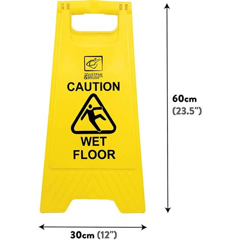 Wet Floor Sign Single The Dustpan And Brush Store