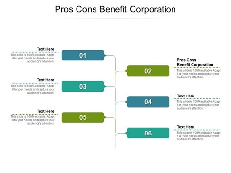 Pros Cons Benefit Corporation Ppt Powerpoint Presentation Infographic