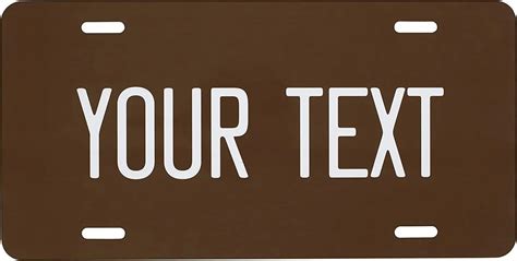 Custom License Plate Front of Car–Personalized Car Tags–6” x 12 ...