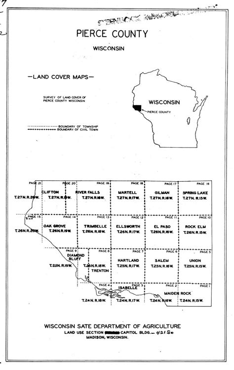 Pierce County Wisconsin Land Cover Maps UWDC UW Madison Libraries