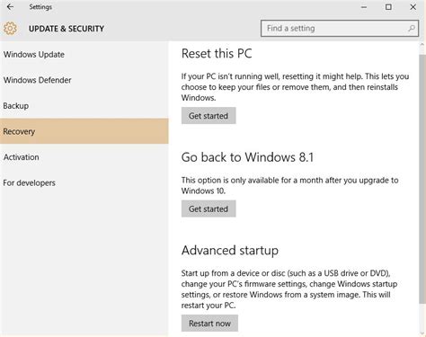 How To Roll Back Windows 10 After The 30 Days