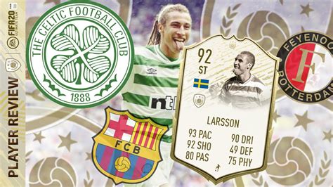 UNDERRATED ICON 92 RATED PRIME ICON MOMENTS HENRIK LARSSON PLAYER