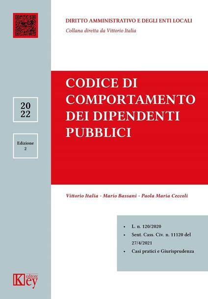 Codice Di Comportamento Dei Dipendenti Pubblici Bassani Mario