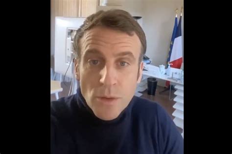 Emmanuel Macron Sexprime Dans Une Vidéo Sur Son Infection Sans Doute