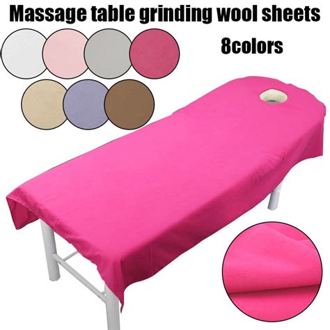 Treatment Bed Case Beauty Bedspread Cosmetic Bed Sheets With Hole Table