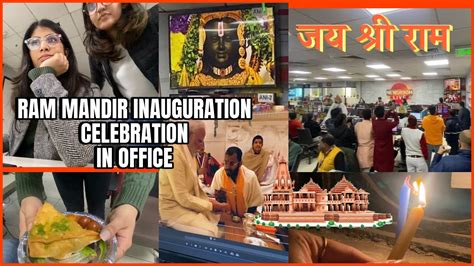 A Day At Office Ram Mandir Inauguration 🥹🚩jai Shree Ram ️everyone