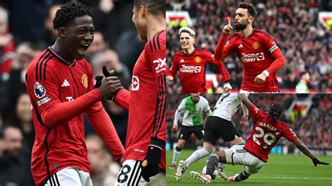 Notes Des Joueurs De Man Utd Contre Liverpool La Finition Magistrale De Kobbie Mainoo Et Bruno