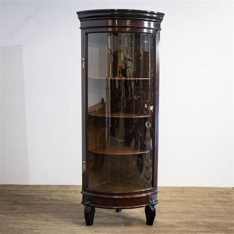 Mahogany Corner Display Cabinet Antiques Atlas