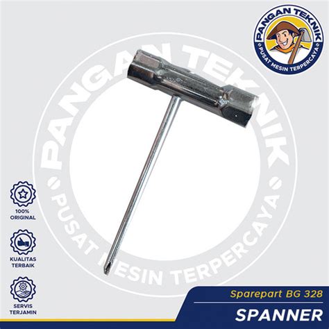 Jual SPANNER KUNCI T MESIN POTONG RUMPUT BG 328 KUNCI BUSI MODEL