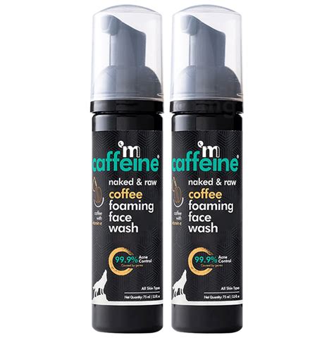 Mcaffeine Naked Raw Cappuccino Coffee Foaming Face Wash Buy Combo Pack Of Face Wash At