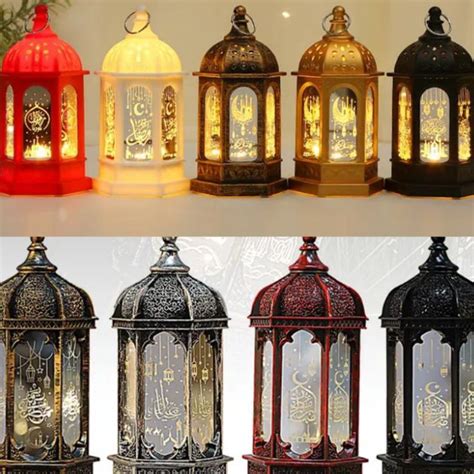 Jual Terbaru 33 Lentera Lampu Led Muslim Hiasan Idul Fitri Ornamen