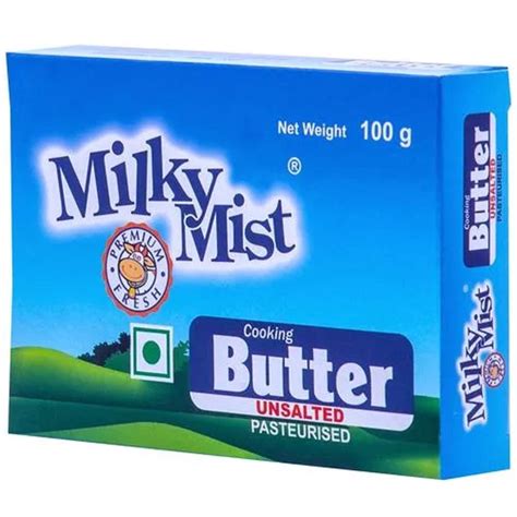 Flavor Unsalted 100g Milky Mist Cooking Butter Packaging Type Packet