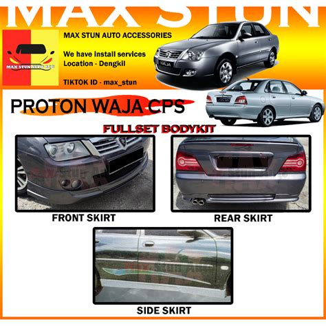 PROTON WAJA FACELIFT 2007 OE FULLSET BODYKIT OEM BUMPER SKIRT LIP WAJA