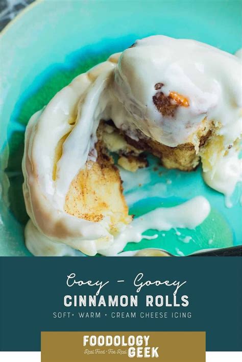 Gooey Delicious Cinnamon Rolls With Cream Cheese Icing Cinnamon