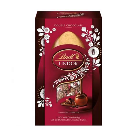 Lindt Lindor Double Chocolate Easter Egg 260g